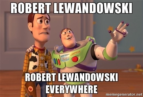An athlete's image in marketing, using Lewandowski as an example