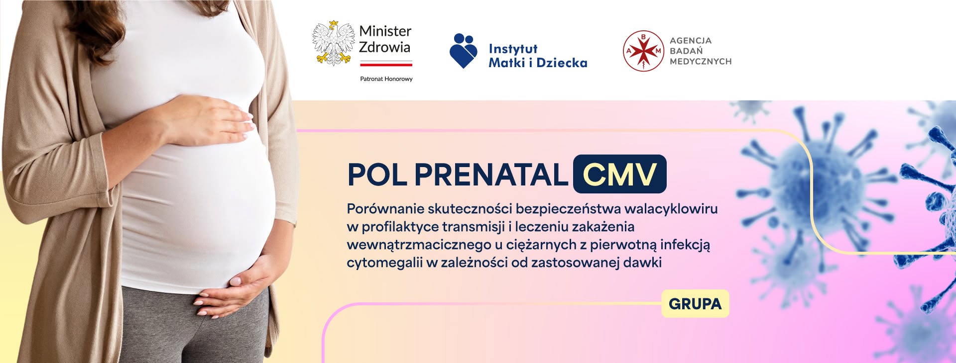 Baner badania klinicznego POL PRENATAL CMV